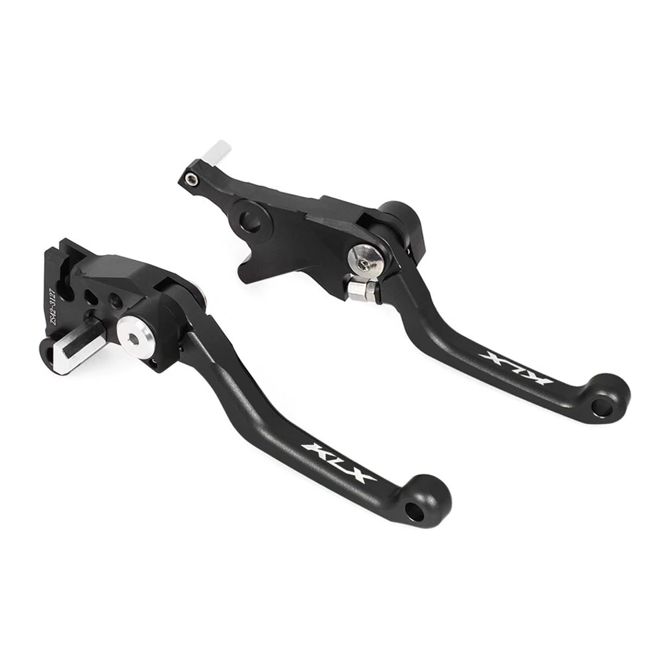 Palanca de embrague de freno pivote CNC LOGO KLX para Kawasaki KLX 250/S/SF 150L 230/R 300SM Foto 2 de 4
