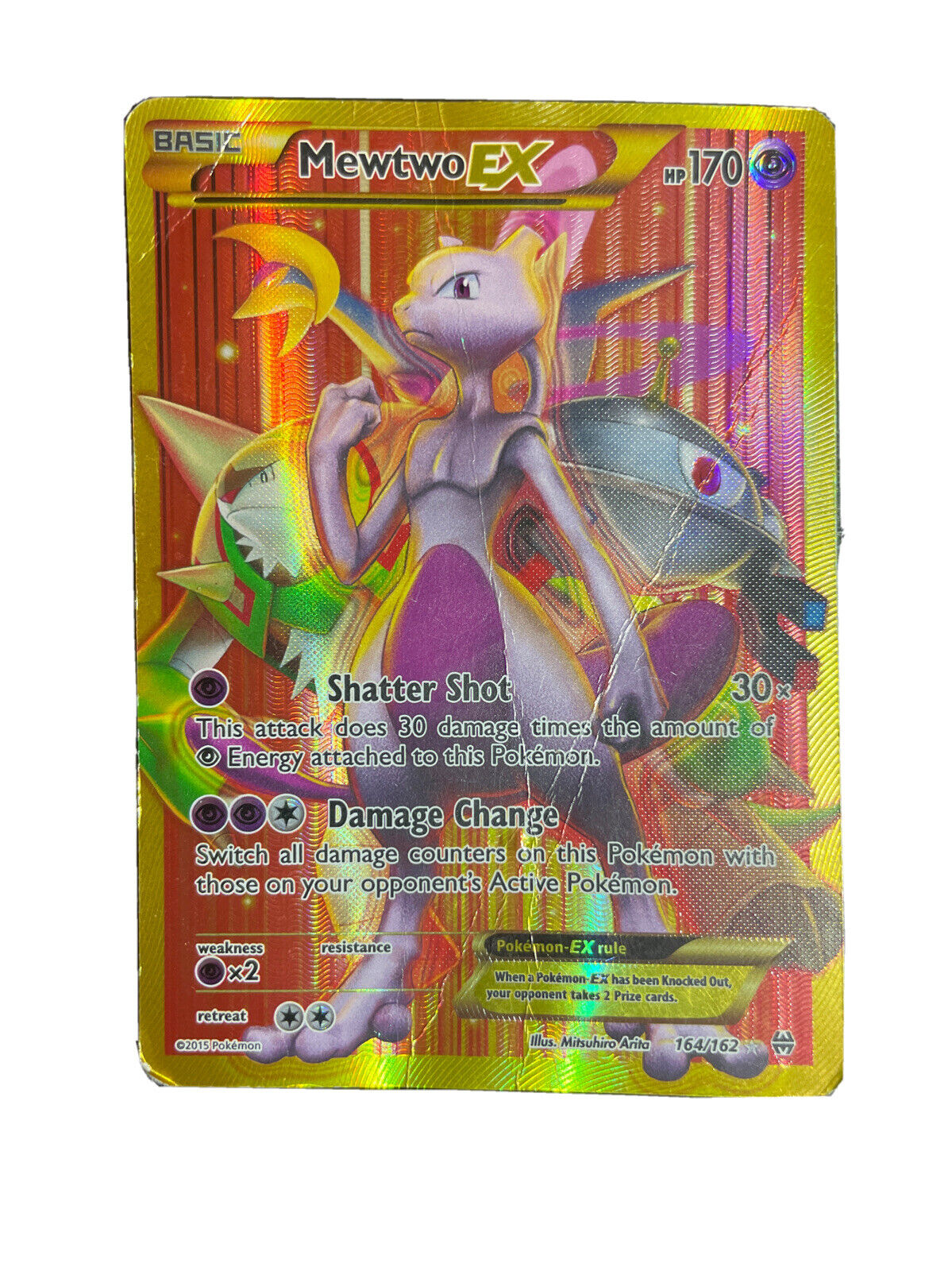 Mewtwo EX Gold For Sale - MAVIN