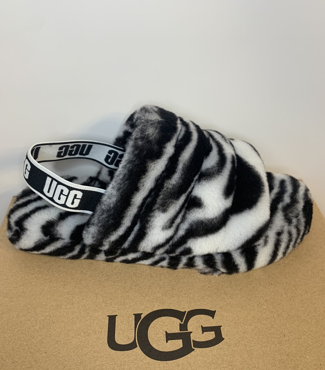 New Ugg Fluff Yeah Fur Slides Youth Size 5/Women’s Size US/Euro 37