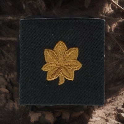 2'' Subdue Black O4 O-4 Major Rank Patch Fits For VELCRO  BRAND Fastener
