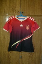 Germany Adidas Football Shirt Away 2011/2012 Red Jersey Women Size S Ladies