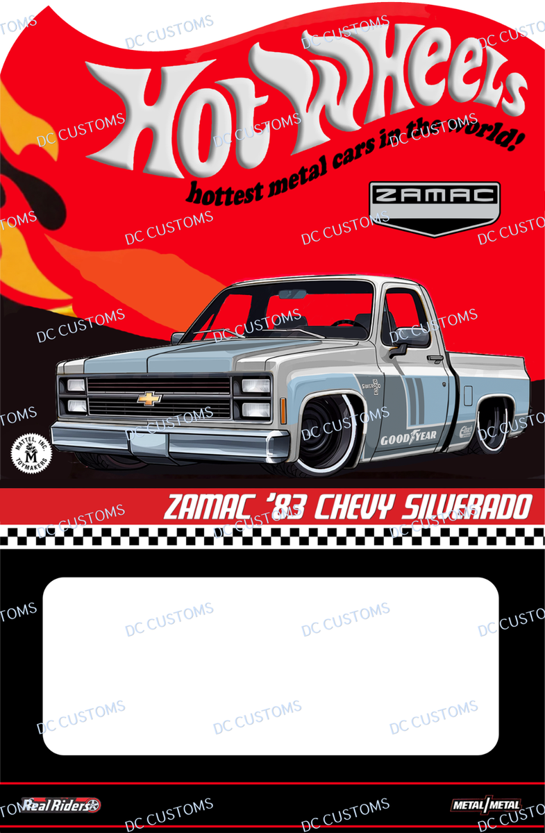 83 Chevy Silverado ZAMAC Exclusive Custom Card | eBay