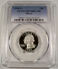 1996-S 25c SILVER PCGS PR70DCAM WASHINGTON QUARTER PROOF DEEP CAMEO PR 70 DC