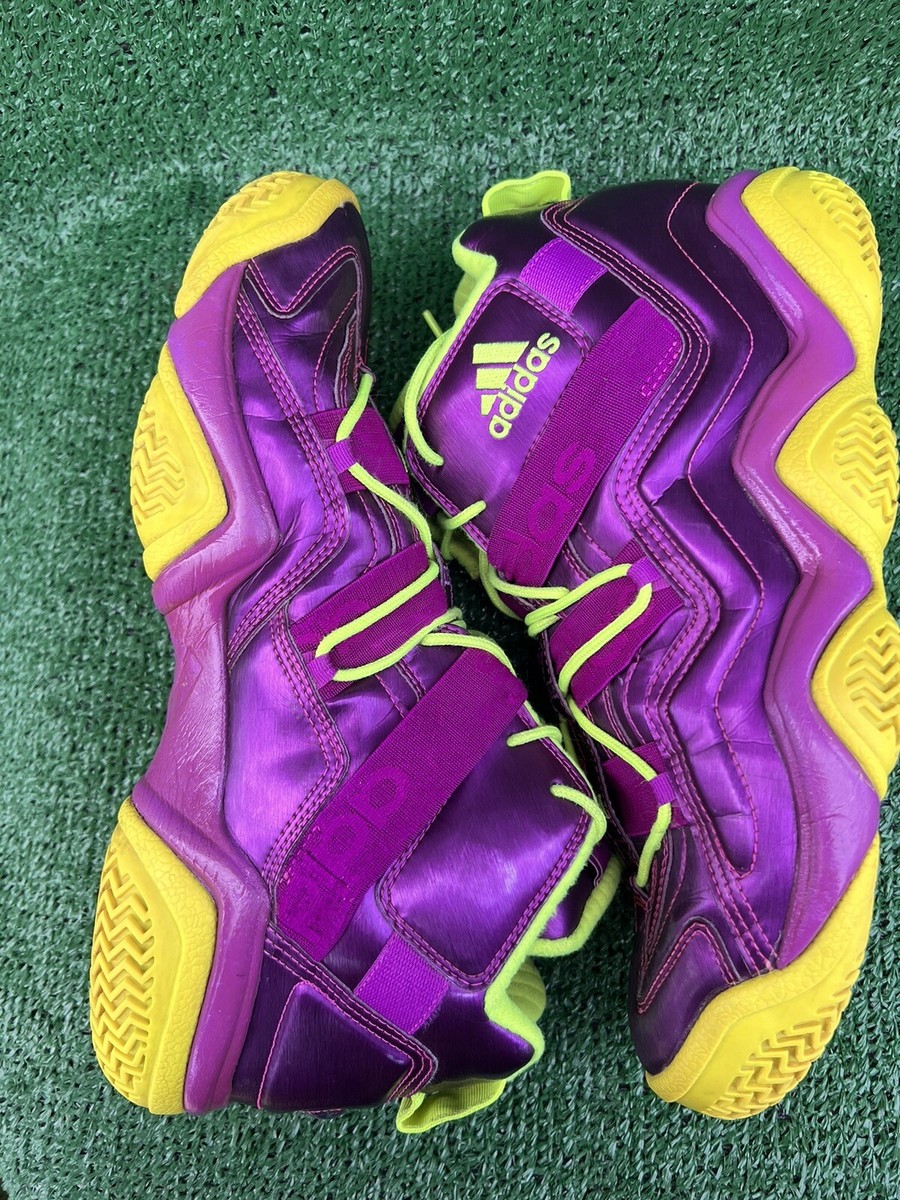 NWT Adidas athletic shoes Originals RETRO MEN 9.5 LAKERS COLORS Gold Purple $_12.JPG?set_id=880000500F main image 3