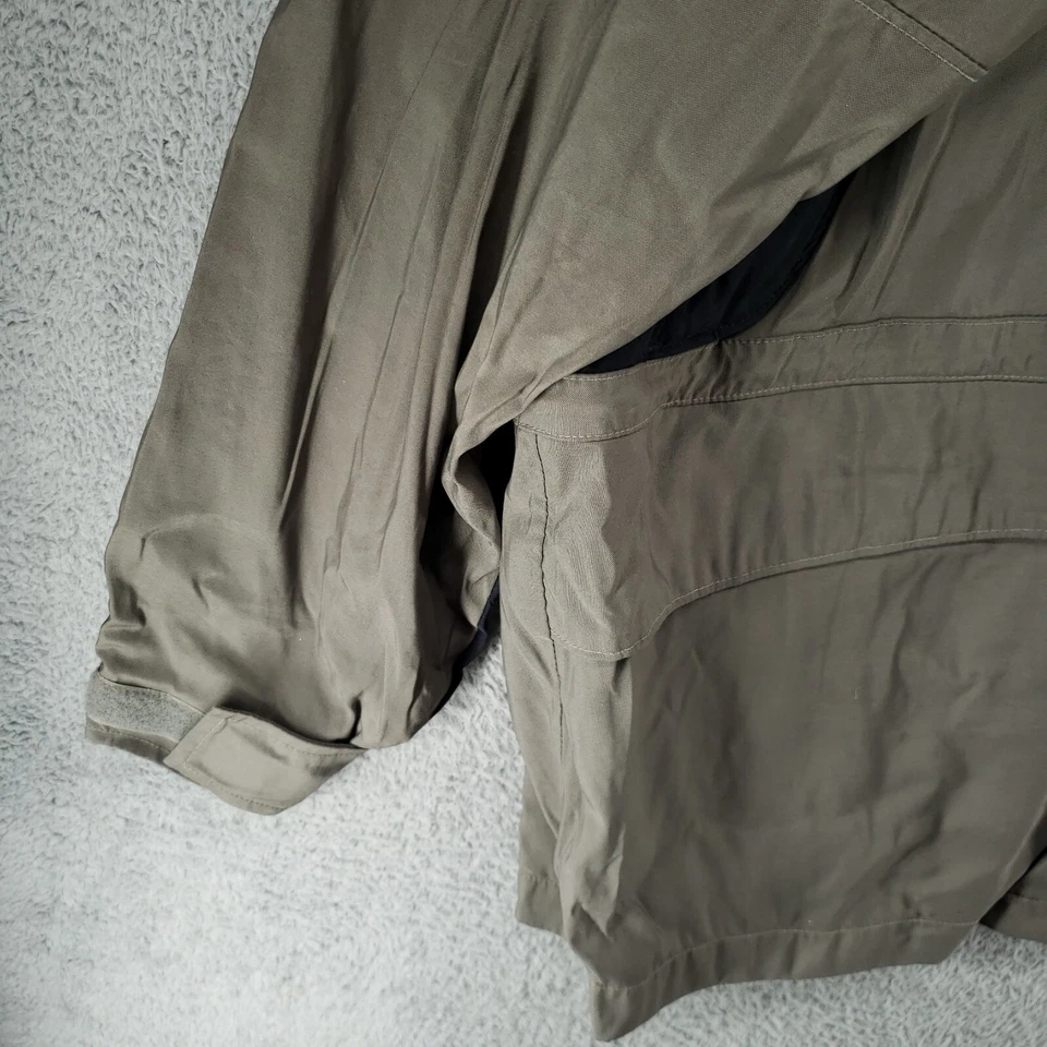 Chaqueta deportiva Columbia Omni Tech vintage para hombre XL con capucha verde tostado aislante Foto 4 de 4