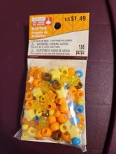 Creatology Bead Pack 186 Pieces Stars Brand New Sealed Fall Colors
