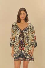 Farm Rio Brazil Macaw Tapestry Short Dress Size M