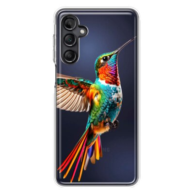 Mundaze Case for Samsung Galaxy A15 Cover Colorful Rainbow Hummingbird