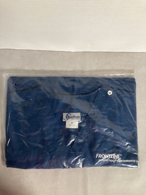 Spectrum V-Neck Scrub Top Frontline Size Medium Short Sleeve, New NIP
