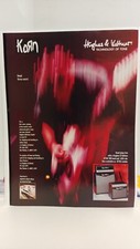 KORN DEBUT PROMO HUGHES KETTNER AMPLIFIERS   - 11X8.5  - PRINT AD..  9.