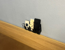 Universal Mobile Phone Holder Wall Mount - No Screws Needed - Easy Installation