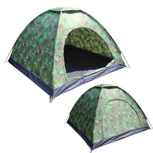 Outdoor Hiking Camping Tent Lightweight Backpacking Anti-UV Beach Tent 2 Person