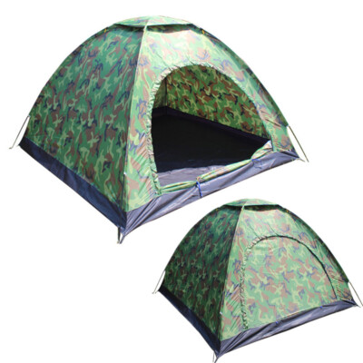 Outdoor Hiking Camping Tent Lightweight Backpacking Anti-UV Beach Tent 2 Person