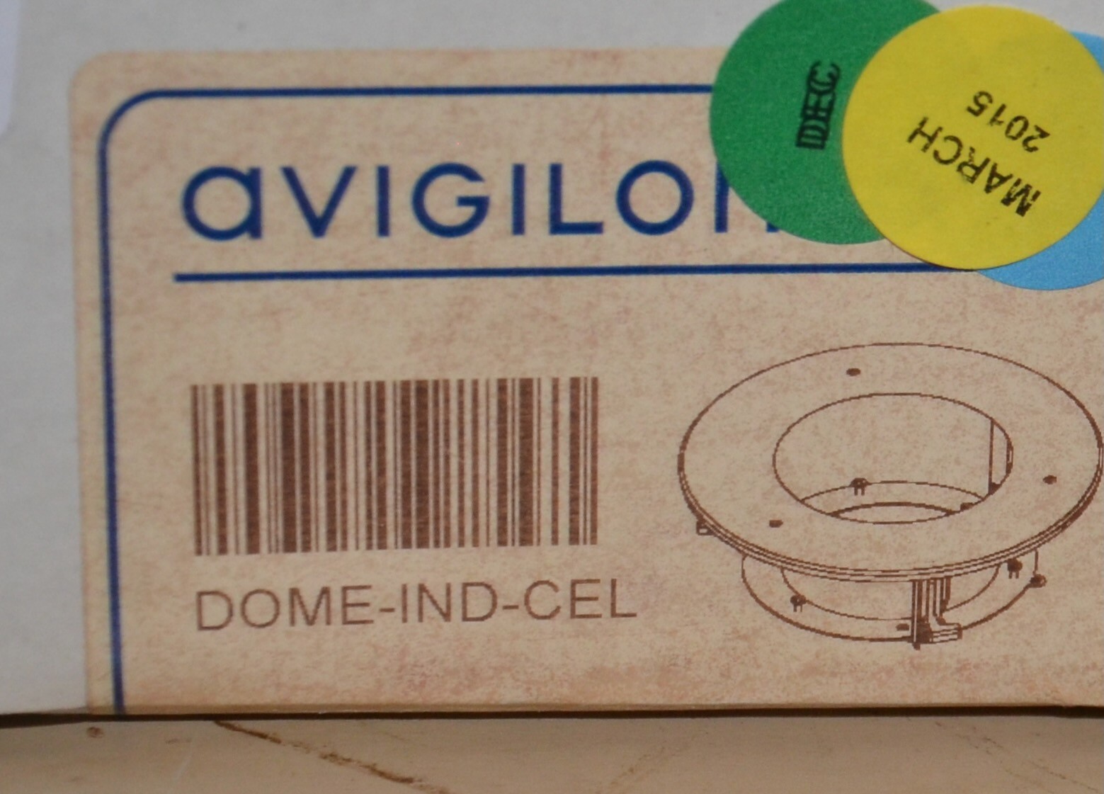 Avigilon DOME-IND-CEL Indoor Ceiling Camera Mount For IP Dome Cameras