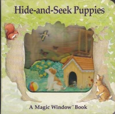 Hide-And-Seek Puppies (Magic Window) - Board book - ACCEPTABLE