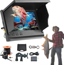 Underwater Fishing Camera 4.3 LCD, Infrared Night Vision Light for Boat