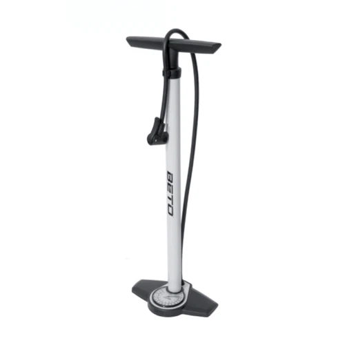 Pumpe Fahrrad Beto Manometer Reifenfüller Handbemalt Universal Weiß 11 BAR