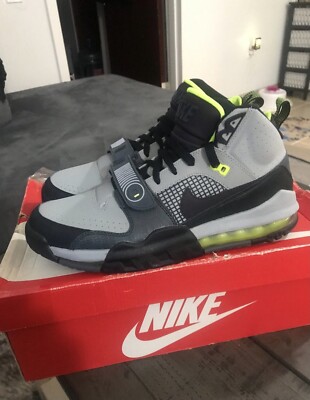 NIKE AIR MAX-BO JAX (654478-003) LGT MGNT GRIS/VERT  display picture 3