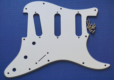 Fender *Jimi Hendrix Stratocaster Strat Pickgurd, Guitar Parts, Reverse Bridge