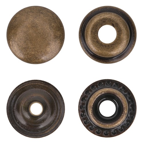 10mm Press Studs Snap Fasteners 4 Part Set for Leather Coats Handbags & Clothing - Picture 11 of 23
