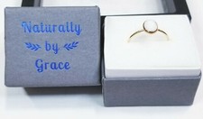 Naturally By Grace Handmade Opal Gold Ring - 7.5