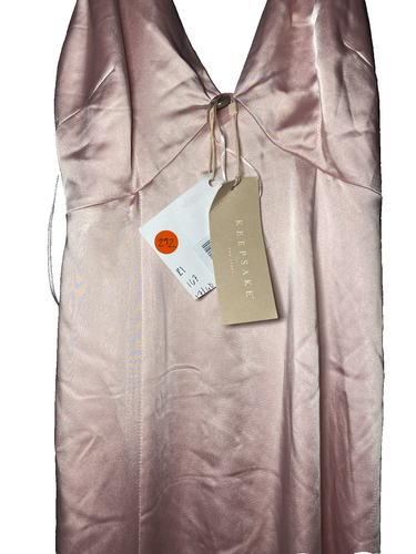 Vestido para mujer KEEPSAKE Infinity Blush rosa sin mangas S nuevo con etiquetas - 60 pulgadas de largo - Imagen 2 de 4