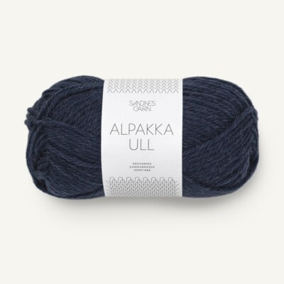 ALPAKKA ULL von SANDNES GARN - MIDNATTSBLÅ (6081) - 50 g / ca. 100 m Wolle