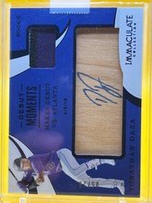 2020 Panini Immaculate Yonathan Daza - Debut Moments Autograph Relics #DM-YD...