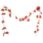 5 x Artificial Autumn Maple Leaf Garlands