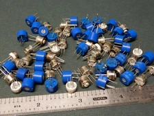 Bourns Beckman Helitrim PCB Mount Potentiometers Shown Lot