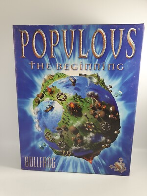 Populous: The Beginning - Bullfrog (PC, CD, 1998, Big Box) - Deutsch / German