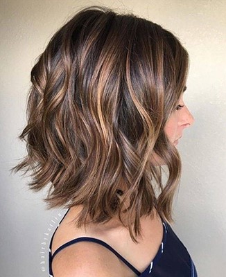 12 Mixed Color 4 8 Short Wavy Bob Style Lace Front Human Hair