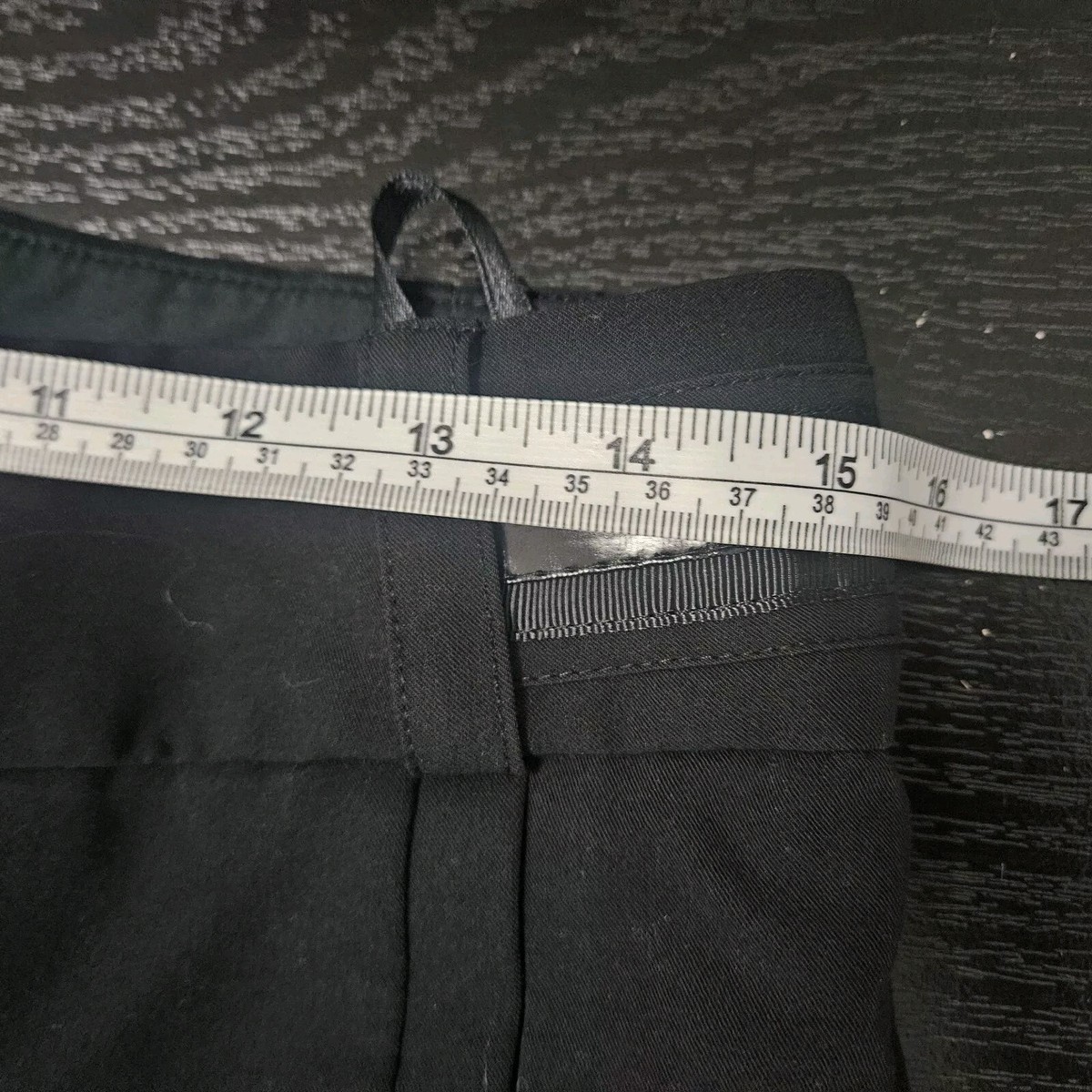 Pantalon Noir River Island Texture Cachemire - Taille 8, Occasion Très Bon état