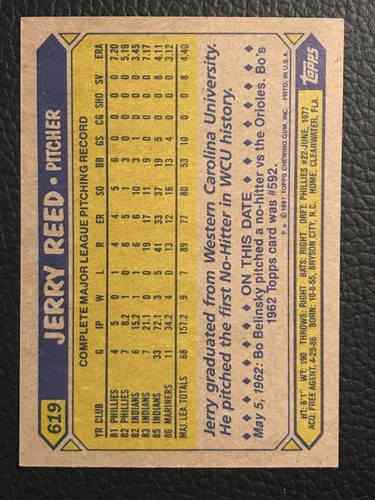 1987 Topps Baseball - Pick A Card -#601 - #792 - Picture 40 of 446