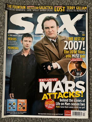 SFX 2-2007 JOHN SIMM PHILIP GLENISTER Life On Mars Hannah Spearritt Jamie Bamber