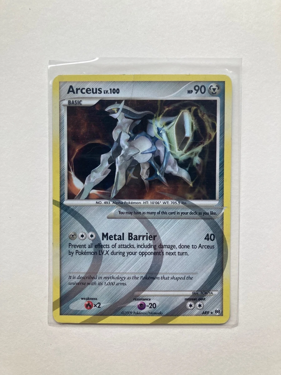 Pokmon TCG Arceus Metal Individual Collectible Card Game Cards for sale -  eBay