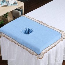 Massage Table Cover Sheet with Face Hole, Massage Bed Coverlet Spa Massage Table