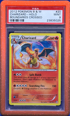 2012 POKEMON BW BOUNDARIES CROSSED 20 CHARIZARDHOLO PSA 9 G2U