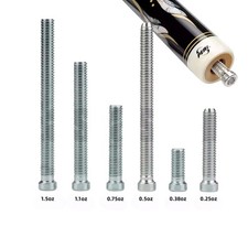6Pcs Cue Weight Bolt Screw Set For PERI Billiards Pool Cue Stick