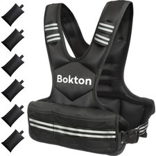 Weighted Vest for Men and , 4-10lb/9-18lb Vest with 6 Ironsand Weights for Ho...