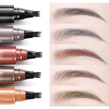 4-Tip Eyebrow Tattoo Pen Waterproof Long-Lasting Microblade Brow Pencil