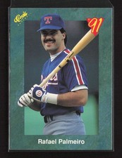 1991 Classic III #T71 Rafael Palmeiro Texas Rangers