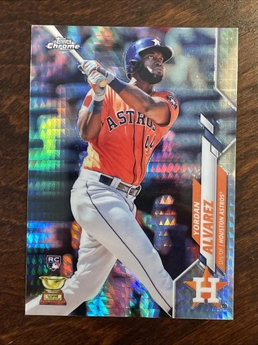 2020 Topps Chrome Prism Refractor Yordan Alvarez #200 Rookie RC