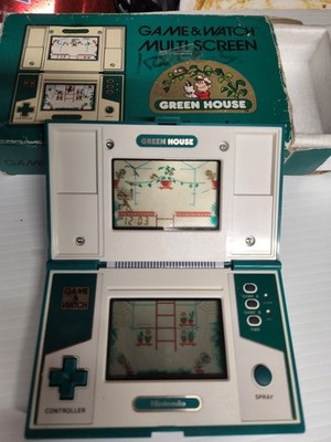 NINTENDO Greenhouse Game & Watch, Working Condition With Box (GH