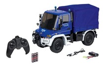 CARSON 1:12 MB Unimog U300 THW 2.4GHz 100%RTR R/C Spielfahrzeug, Blau