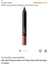 NARS Velvet Matte Lip Pencil Crayon in Shade *Walkyrie* Full Size 2.4g