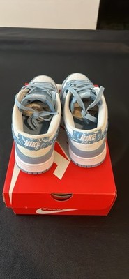 Nike Dunk Low Blue Paisley  Sz. 8.5M/10W