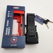 Abus Bordo GRANIT 6500K Folding Link Bicycle Lock OPEN PACKAGE