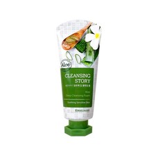 Korean Foaming Facial Cleanser with Aloe 4.23 Ounce Gentle Deep Cleanser