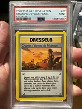 PSA 9 MINT Champs D'elevage De Pokemon FRENCH Neo Revelation 62 WOTC 2002